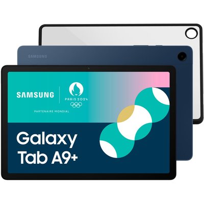 Tablette Android Pack A9+ 128Go Bleu + Coque Transparente SAMSUNG