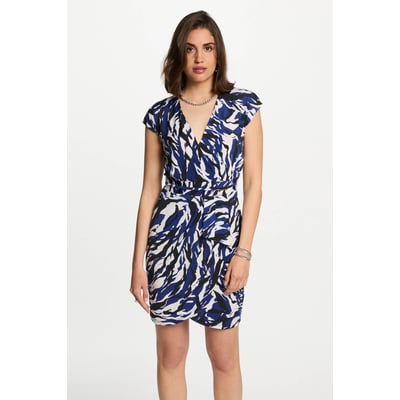 Robe courte ajustée imprimée MORGAN