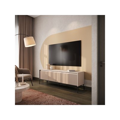 Meuble TV 167 cm panneaux de particules, LENARA BOBOCHIC