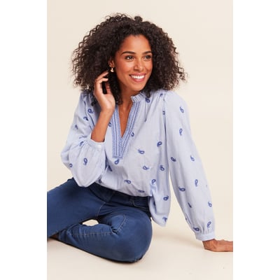 Blouse ample manches longues fluide BREAL