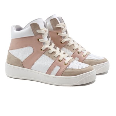 Baskets montantes cuir JULES & JENN