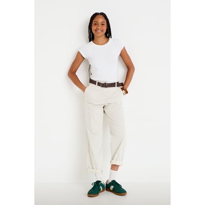 Pantalon chino 7/8ème taille élastiquée CACHE CACHE