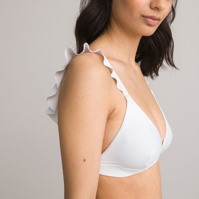 Sujetador de bikini triangular, detalle volante LA REDOUTE COLLECTIONS