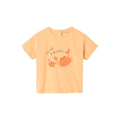 T-shirt à motif en coton bio manches courtes VERTBAUDET