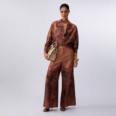 Chemise en sergé imprimé LIU JO