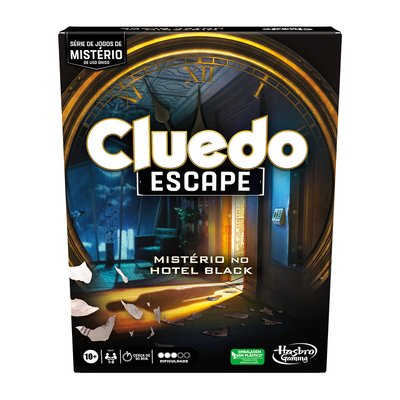 Jogo "Cluedo Escape mistério no Hotel Black", HASBRO HASBRO