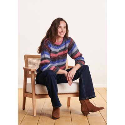 Pull ample encolure ronde LA FEE MARABOUTEE