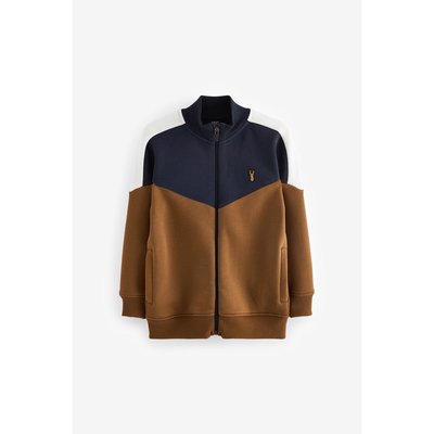 Sweat zippé à motif manches longues NEXT
