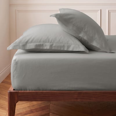 Drap housse en coton bonnet 30 cm STUDIO SENSEI MAISON