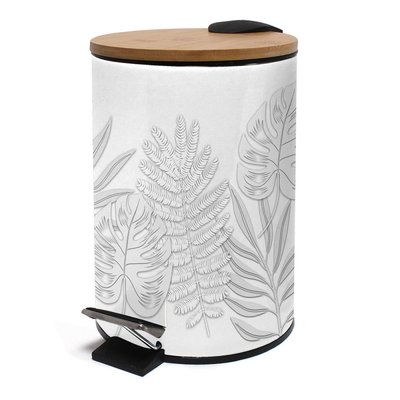 Poubelle à pédale 3L bambou Amber DECORATIE