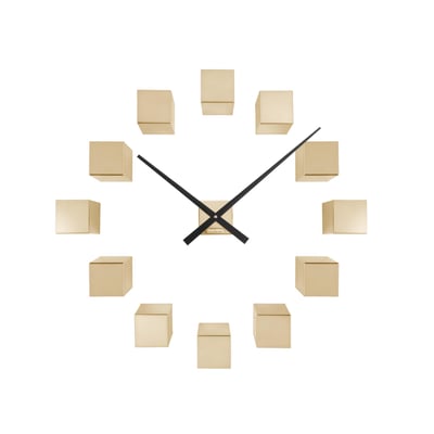 Horloge Murale Plastique DIY CUBIC METALLIC KARLSSON