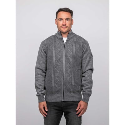 Gilet Zippé Col Montant Motif Géométrique Lideral RITCHIE