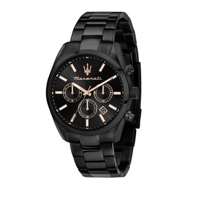 Montre analogique en acier, pvd or ATTRAZIONE MASERATI