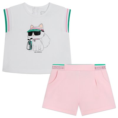 Ensemble short et T-shirt KARL LAGERFELD KIDS