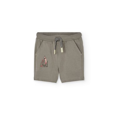 Bermuda en coton avec détail sur la poche BOBOLI