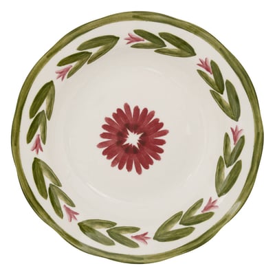 Lot de 6 assiettes creuses rondes en porcelaine MONA ATMOSPHERA