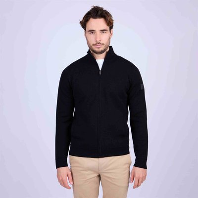 Cardigan zippé col montant MISE AU GREEN