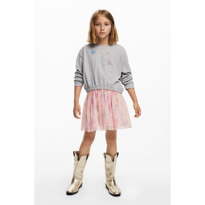 Jupe en tulle étoiles DESIGUAL