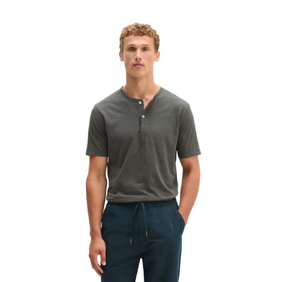 T-shirt DfC Henley regular en jersey slub doux MARC O'POLO
