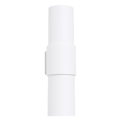 Applique Acier Blanc E27 2 Flash EDEN