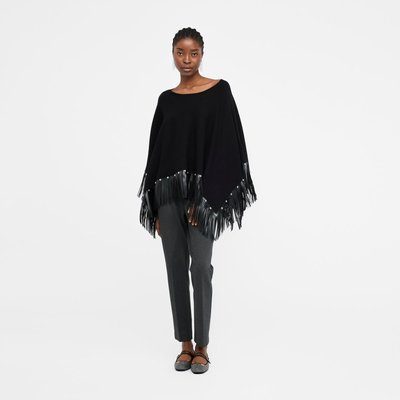 Poncho avec franges et clous LIU JO