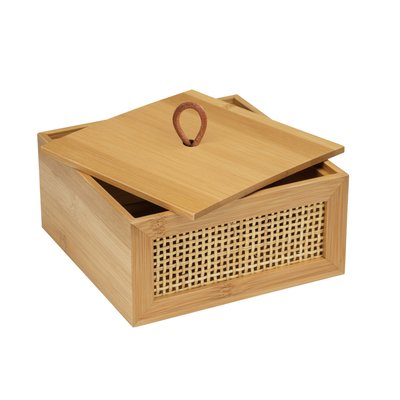 Boîte de rangement M bambou et rotin ALLEGRE WENKO