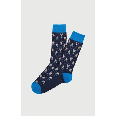 Chaussettes en coton imprimé Bain de minuit ARTHUR