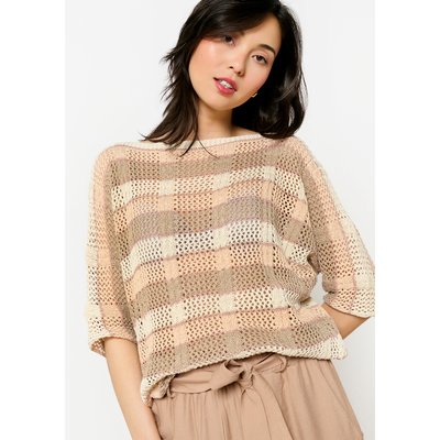 Pull ajouré à rayures LOLALIZA