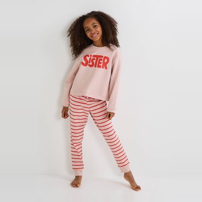Pyjama manches longues imprimé en coton BIO MONOPRIX