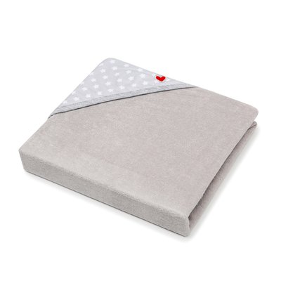 Cape de bain White Stars BABY TO LOVE