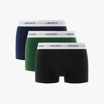 Lot de 3 boxers courts coton LACOSTE