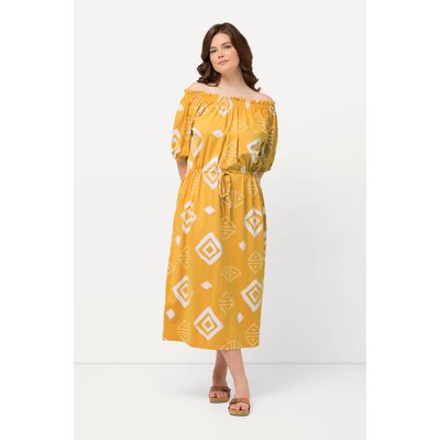 Robe maxi en coton bio, manches courtes ULLA POPKEN