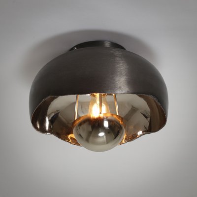 Plafonnier design noir et argent RALF PIER IMPORT