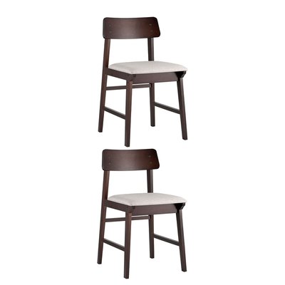 Комплект из двух стульев из массива гевеи SO'HOME