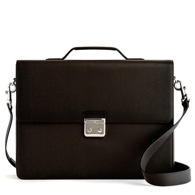 Serviette 1 soufflet Albert en cuir lisse LE TANNEUR