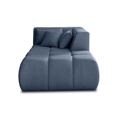 Module d'assise méridienne droit en Tissu - CARACAS LISA DESIGN