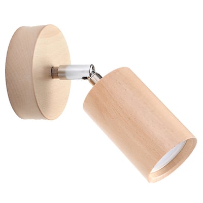 Applique Bois Bois Naturel GU10 1 Berg EDEN