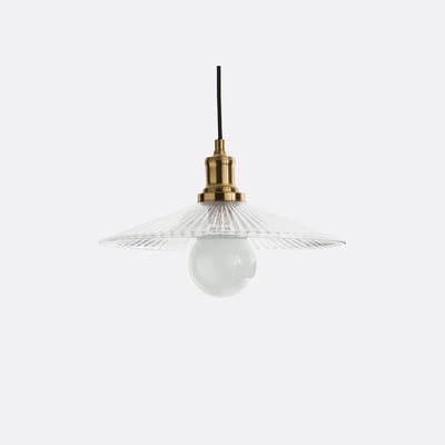 Iloa 35.5cm Diameter Glass & Brass Ceiling Light LA REDOUTE INTERIEURS