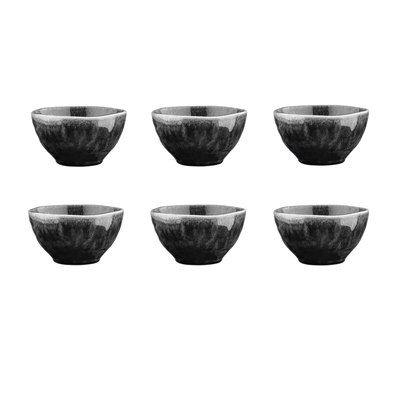 Lot de 6 bols moyens en grès, MOON BJORN