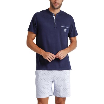 Pyjama short t-shirt Stripes And Dots ADMAS