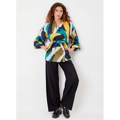 Kimono Court Imprimé KIMCO LA FIANCÉE
