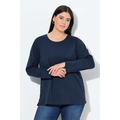 T-shirt décontracté à col rond et manches ULLA POPKEN