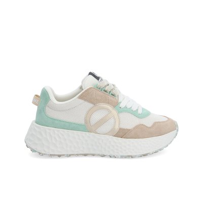 CARTER JOGGER -  BLANC CASSE/MARRON/VERT NO NAME