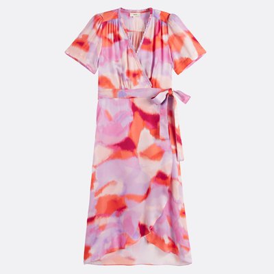 Fluid Printed Wrap Dress, CLELIE SUNCOO