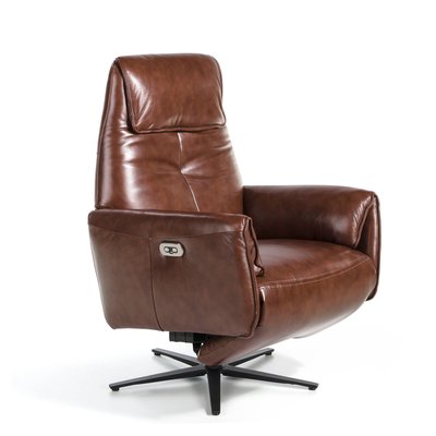 Fauteuil pivotant double relax en cuir ANGEL CERDA