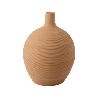 Vase rond long fût en céramique H46 cm Mahé CAMIF