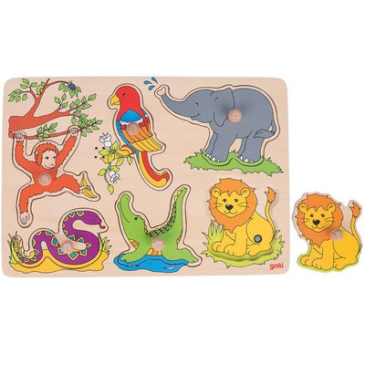 Puzzle sonore animaux du zoo GOKI