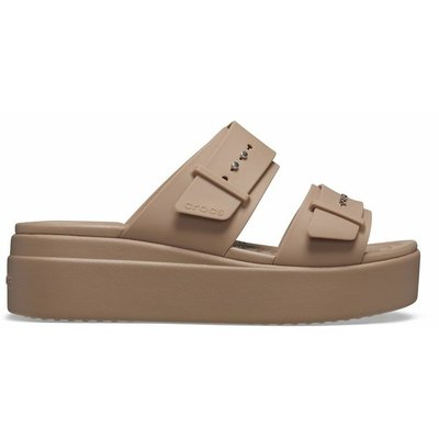 Muiltjes met sleehak Brooklyn Buckle CROCS
