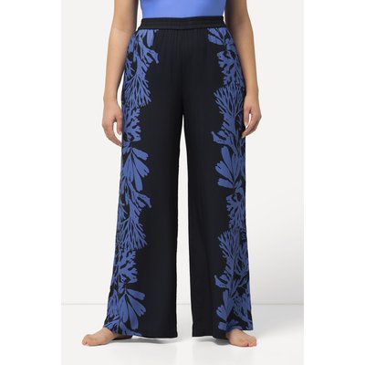 Pantalon Palazzo dans un imprimé corail ULLA POPKEN