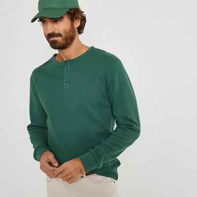 Tee shirt manche longue vert homme clearance